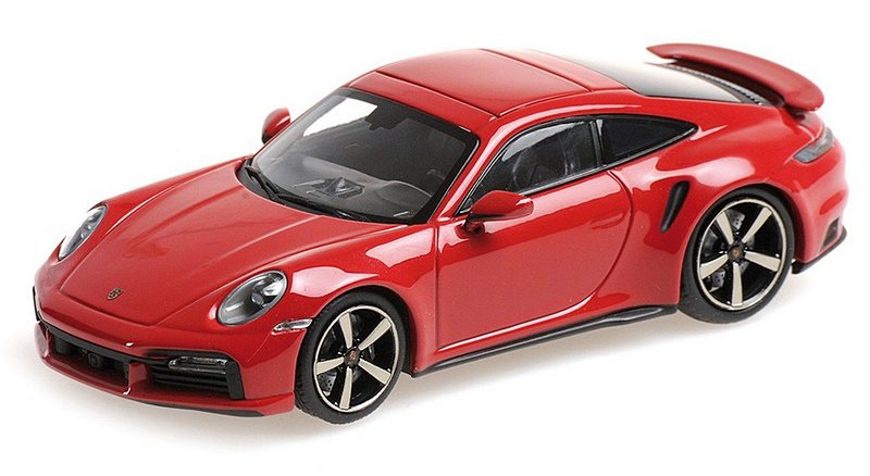 Porsche 911 (992) Turbo S 2020 (Red) by minichamps