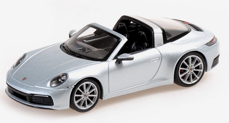 Porsche 911 (992) Targa 2020 (Silver) by minichamps