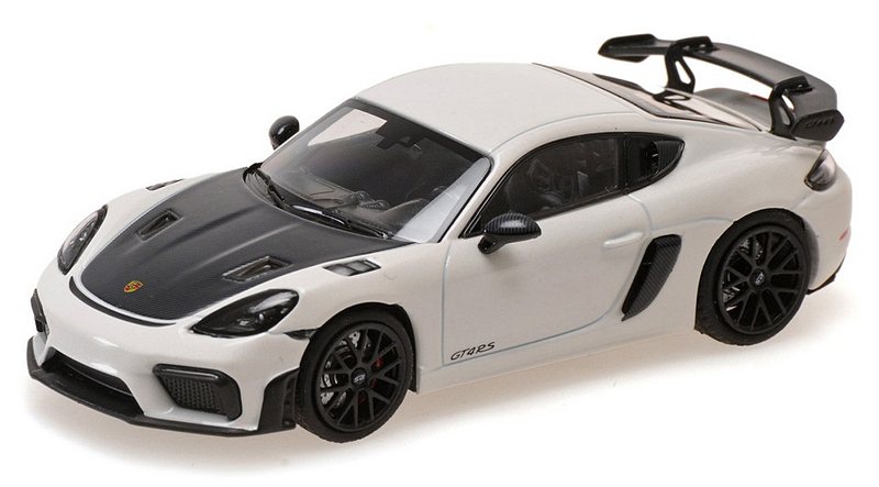 Porsche Cayman GT4 RS 2021 (White/Black) by minichamps