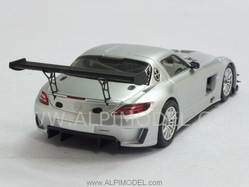 Mercedes SLS AMG GT3 2011 Street (Silver) - minichamps
