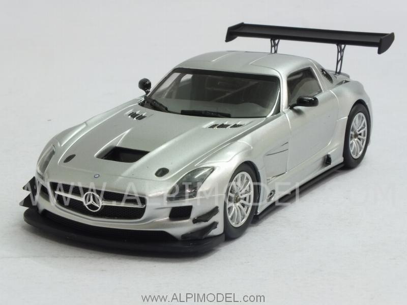Mercedes SLS AMG GT3 2011 Street (Silver) by minichamps