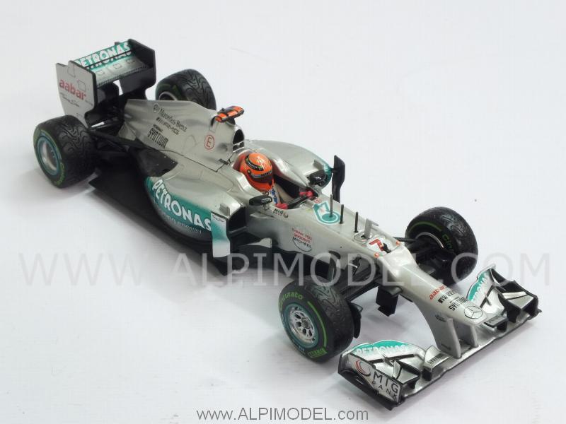 Mercedes F1 W03 GP Brasil 2012 Michael Schumacher Last Race - minichamps