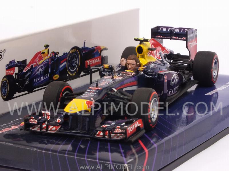 Red Bull RB9 GP Brazil 2013 Final Grand Prix of Mark Webber by minichamps