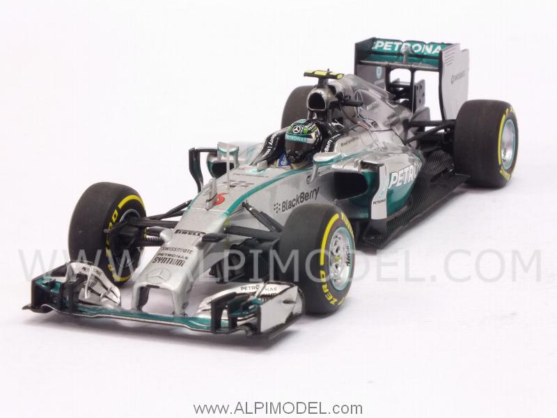 Mercedes AMG F1 W05 Hybrid GP Abu Dhabi 2014 Nico Rosberg by minichamps