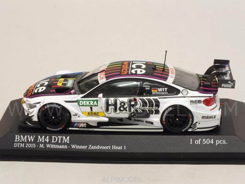 BMW M4 DTM (F82) Team RMG #1 Winner Zandvoort Heat 1 2015 Marco Wittman - minichamps