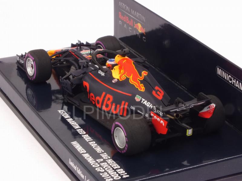 Red Bull RB14 #3 Winner GP Monaco 2018 Daniel Ricciardo - minichamps