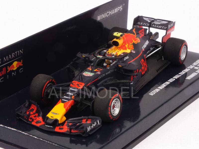 MINICHAMPS 410180933 Red Bull RB14 #33 Winner GP Austria 2018 Max
