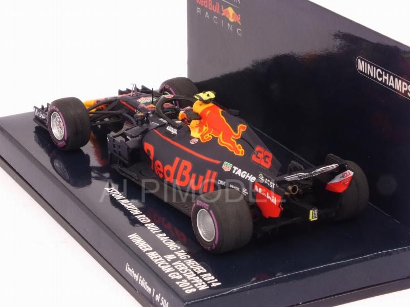 1/43 レッドブルRB14 マックスフェルスタッペン メキシコGP 2018 MINICHAMPS 410181933 Red Bull RB14 #33 Winner GP Mexico 2018 Max