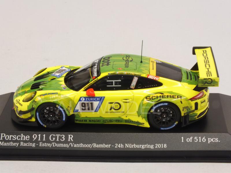 Porsche 911 GT3-R (991) #911 Nurburgring 2018 Estre - Dumas - Vantoor - Bamber - minichamps