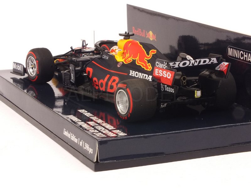 Red Bull RB16B #33 Winner GP Monaco 2021 Max Verstappen World Champion  World Champion - minichamps
