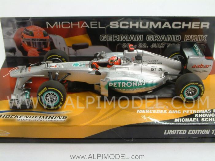 Mercedes F1 Showcar 2012 Michael Schumacher Special Edition GP Germany by minichamps