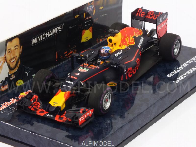 Red Bull RB12 GP Monaco 2016 Daniel Ricciardo 1st Pole Position - minichamps
