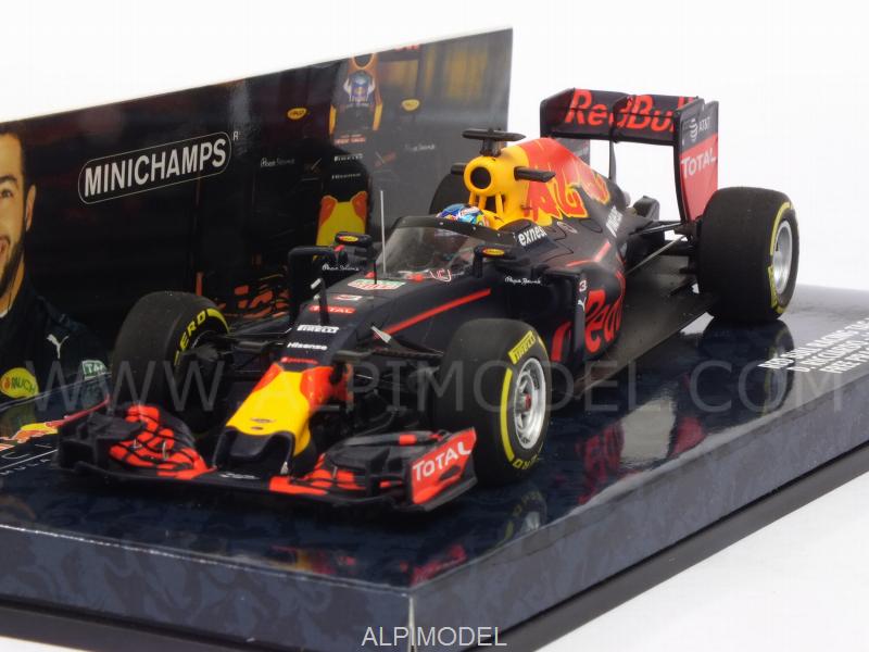 Red Bull RB12 Aero Shield Test GP Russia Free Practice 2016 Daniel Ricciardo by minichamps