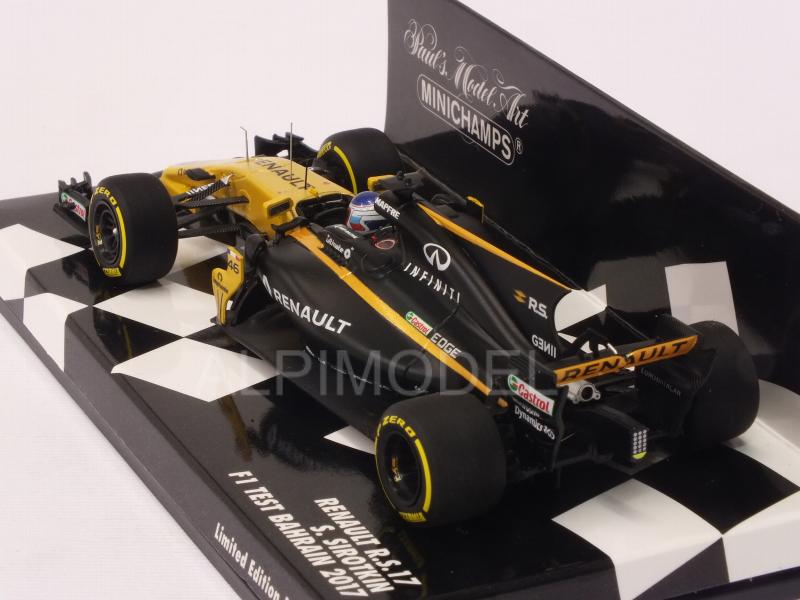 Renault R.S.17 #46 Test Bahrain 2017 Sergej Sirotkin  (HQ Resin) - minichamps
