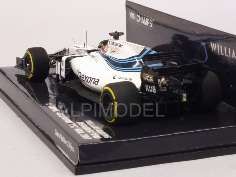 Williams FW40 #40 Test Abu Dhabi 2017 Robert Kubica - minichamps