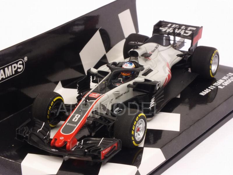 Haas VF-18 #8 2018 Roman Grosjean (HQ Resin) - minichamps
