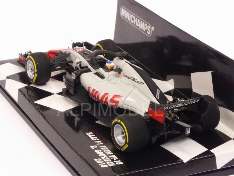 Haas VF-18 #8 2018 Roman Grosjean (HQ Resin) - minichamps