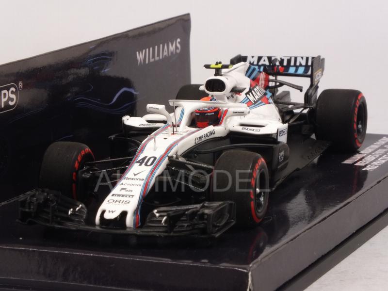 Williams FW41 Martini Test GP Spain 2018 Robert Kubica by minichamps