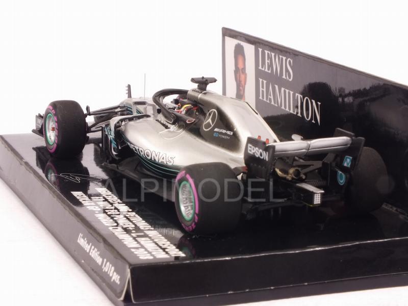 Mercedes AMG W09 #44 GP Mexico 2018 Lewis Hamilton 2018 World Champion - minichamps