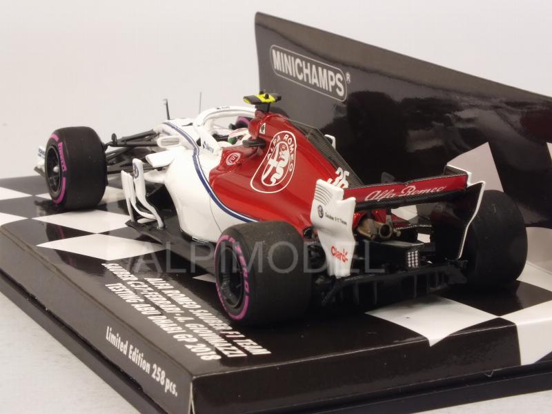 Alfa Romeo C37 Sauber #36 Test Abu Dhabi 2018 Antonio Giovinazzi - minichamps