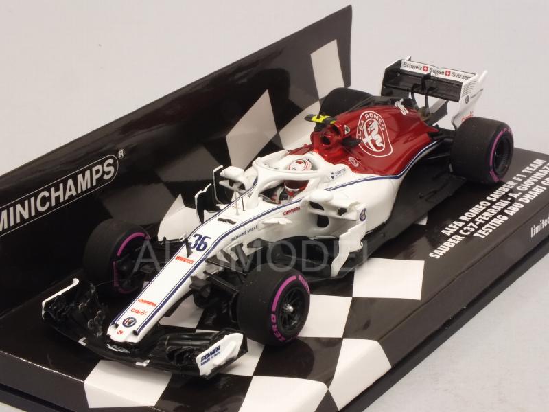 Alfa Romeo C37 Sauber #36 Test Abu Dhabi 2018 Antonio Giovinazzi - minichamps