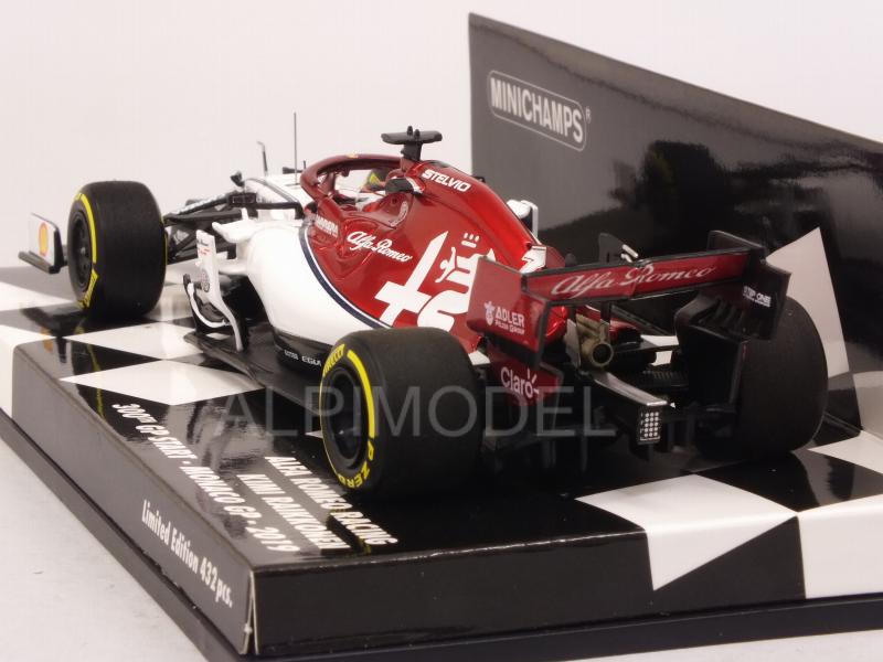 Alfa Romeo C38 #7 GP Monaco 2019 Kimi Raikkonen 300th GP Start - minichamps