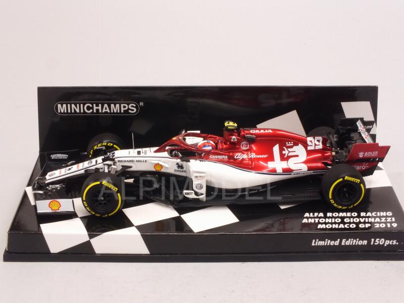 Alfa Romeo C38 #99 GP Monaco 2019 Antonio Giovinazzi - minichamps