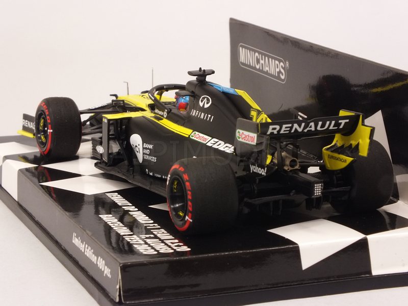 Minichamps 417209914 Renault R.S.20 Fernando Alonso Barcelona Test F1 2020 1:43