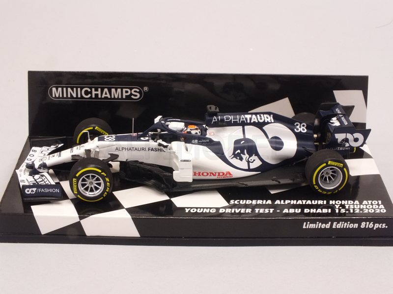 Alpha Tauri AT01 #38 Young Driver Test Abu Dhabi 2020 Yuki Tsunoda - minichamps