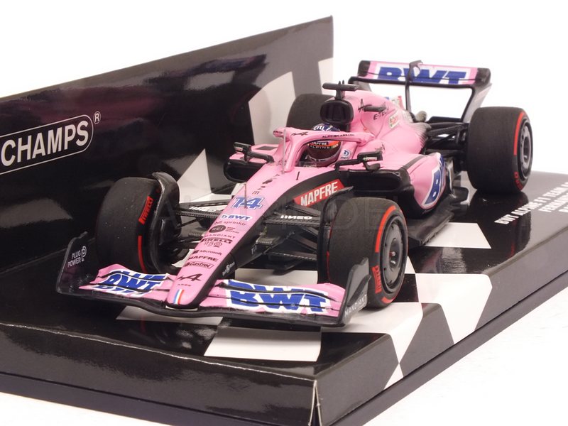 Alpine A522 BWT #14 GP Bahrain 2022 Fernando Alonso by minichamps