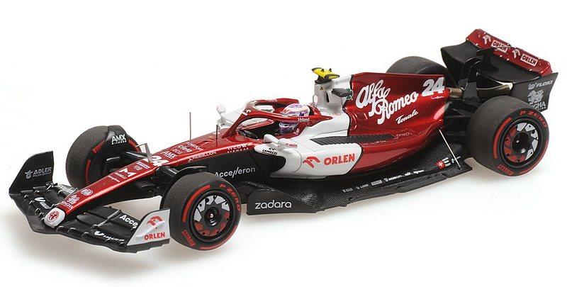 Alfa Romeo C42 #24 GP Bahrain 2022 Guanyu Zhou by minichamps