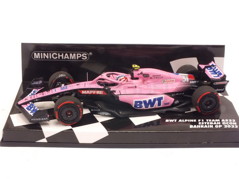 Alpine A522 BWT #31 GP Bahrain 2022 Esteban Ocon - minichamps