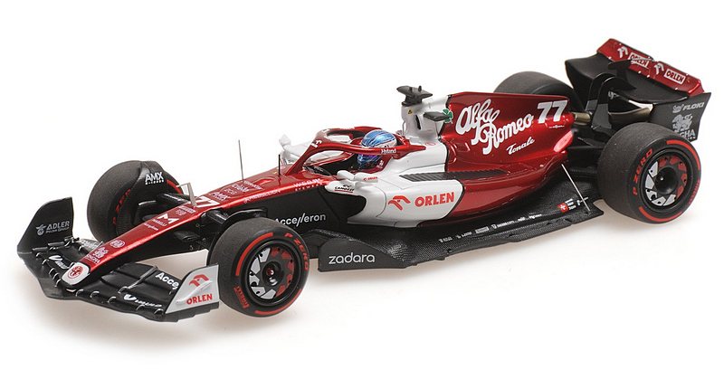 Alfa Romeo C42 #77 GP Bahrain 2022 Valtteri Bottas by minichamps