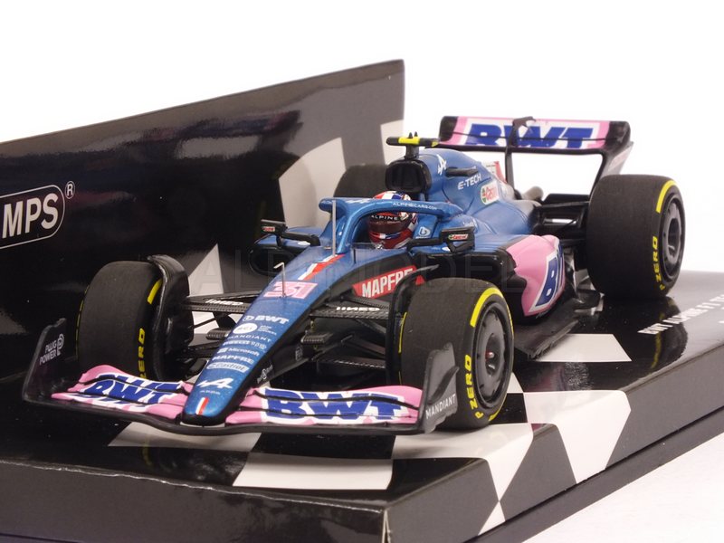 Hotwheels F1 model Hotwheels 1/64 BWT Alpine A524 #31 E. Ocon | Motorsport Maranello
