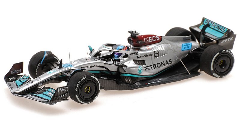 Mercedes W13 AMG #63 GP France 2022 George Russell by minichamps