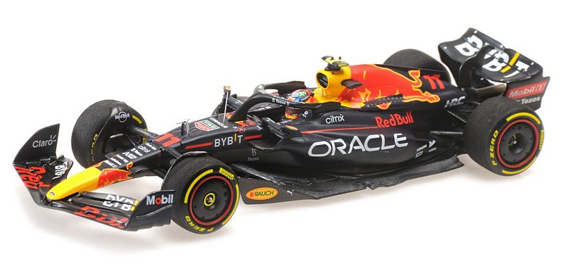 Red Bull RB18 #11 Winner GP Singapore 2022 Sergio Perez by minichamps
