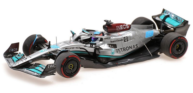 Mercedes W13 AMG #63 Winner GP Brasil 2022 George Russell 1st Win by minichamps