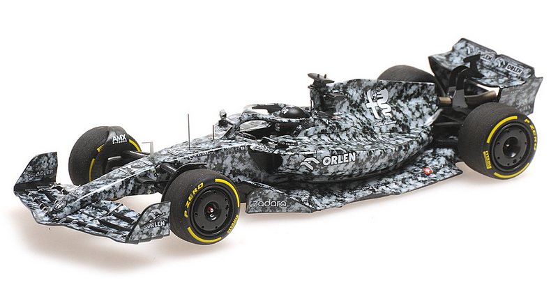 Alfa Romeo C42 Testing Barcelona 2022 Guanyu Zhou by minichamps