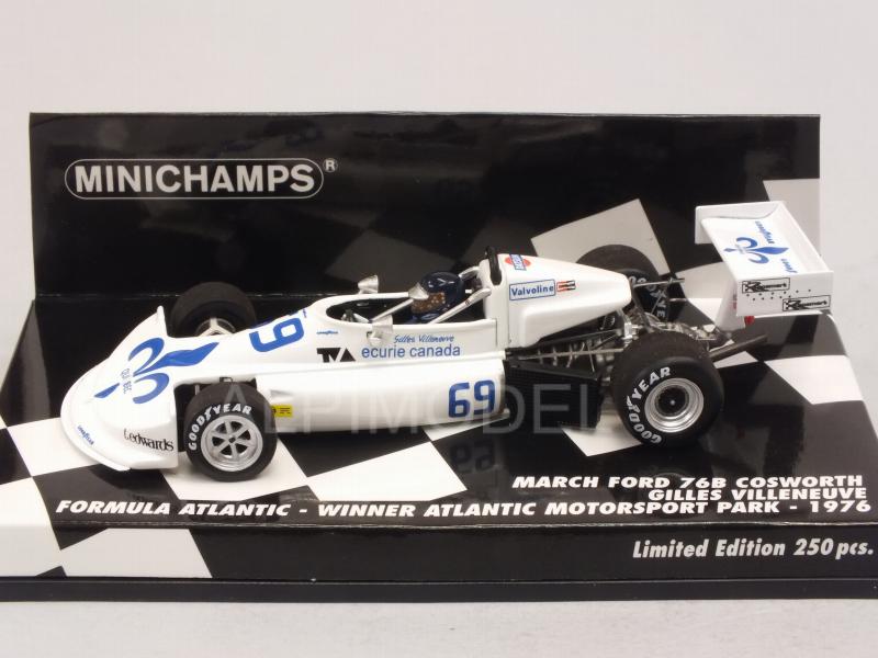 March 76B Cosworth #69 F.Atlantic Winner Motorsport Park 1976 Gilles Villeneuve - minichamps