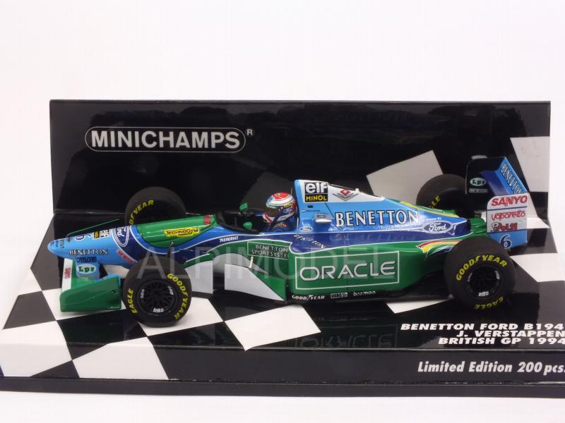 Benetton B194 Ford #6 British GP 1994 Jos Verstappen  (HQ resin) - minichamps