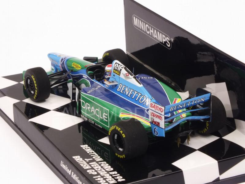 Benetton B194 Ford #6 British GP 1994 Jos Verstappen  (HQ resin) - minichamps