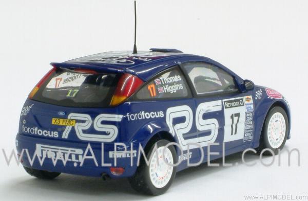 Ford Focus RS WRC RAC 'Network Q' Rally 2001 Higgins - Thomas - minichamps