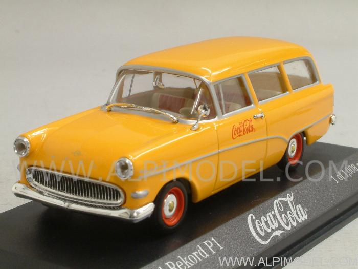 Opel Rekord P1 Caravan 1958 Coca Cola by minichamps