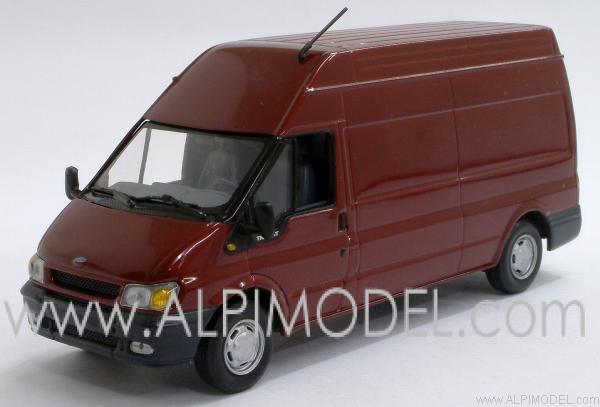 Ford Transit Delivery Van (Dark Red Metallic) by minichamps