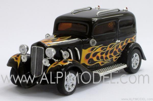 American Hot Rod (Black with flames) 'Minichamps Car Collection' by minichamps