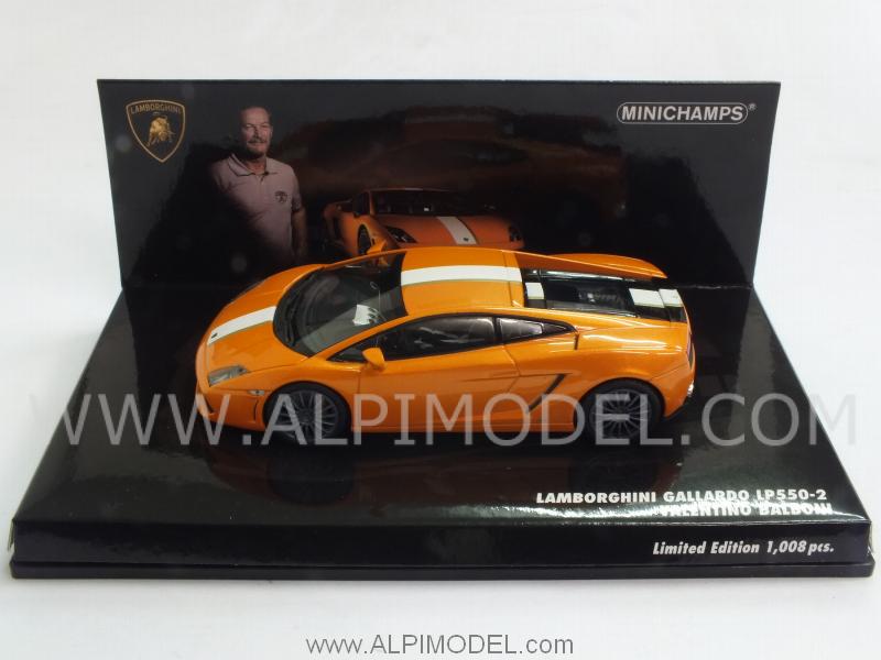 Lamborghini Gallardo LP 550-2 2009 (Orange) Valentino Balboni - minichamps