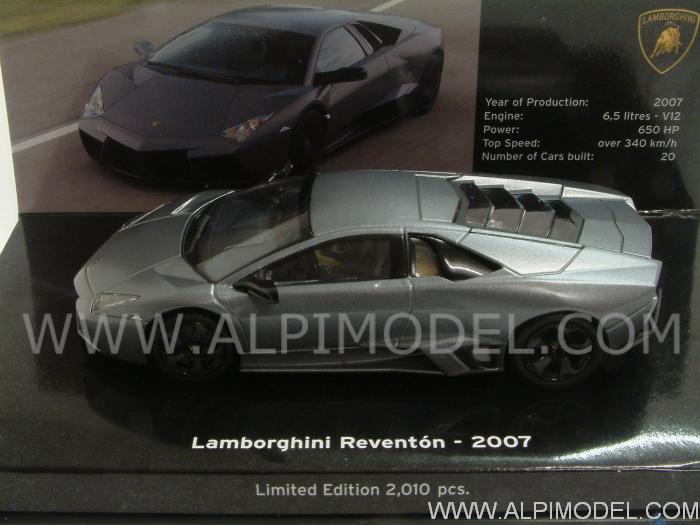 Lamborghini Reventon 2007 (Matt Grey) Lamborghini Museum Series by minichamps