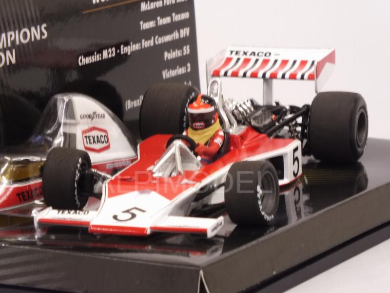 McLaren M23 Ford 1974 Emerson Fittipaldi World Champion Collection by minichamps