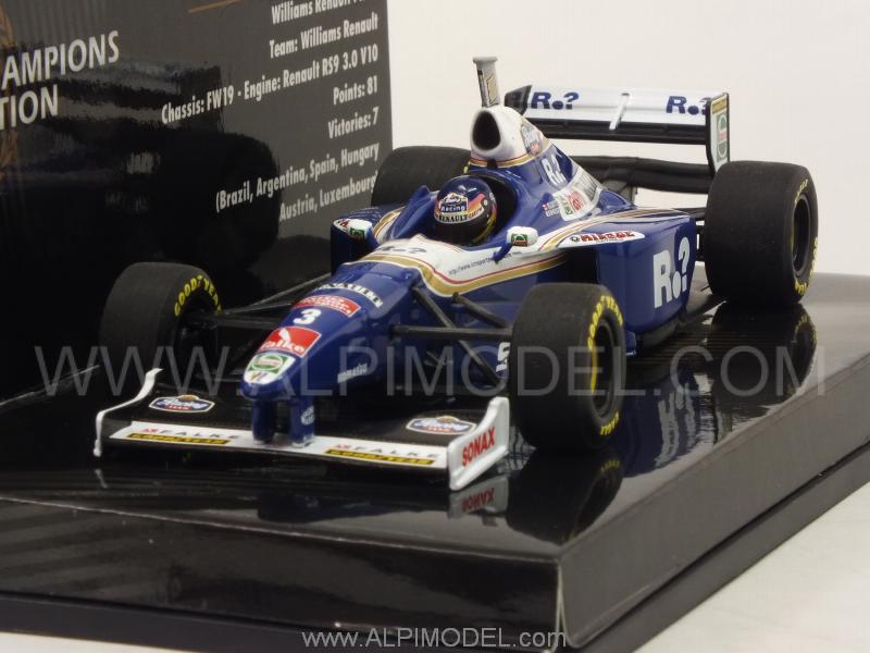 Williams Renault FW19 Jacques Villeneuve World Champion 1997 'Minichamps World Champions Collection' by minichamps