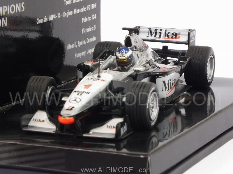 McLaren MP4/14 Mercedes 1999 World Champion Mika Hakkinen 'World Champions Collection' by minichamps
